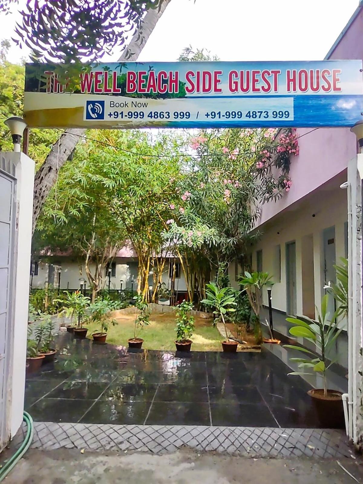The Well Beach Side Guest House Auroville Esterno foto